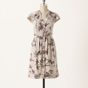Anthropologie Maeve Southward Stop Dress Deer